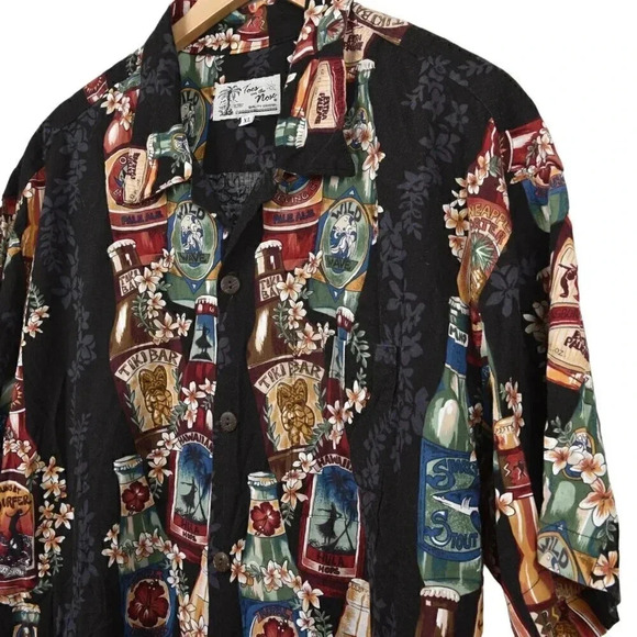 Toes on the Nose  Hawaiian Shirt Beers Tropical Aloha Size XL - Picture 4 of 10